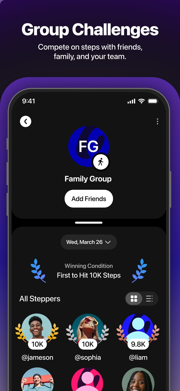 Muvn app, running together live